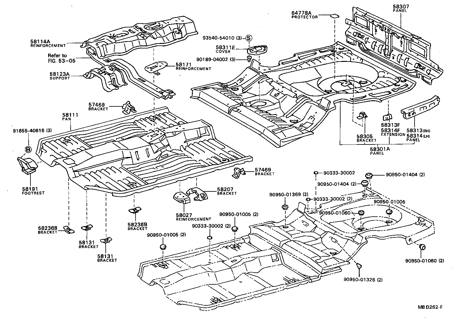 Floor Pan & Lower Back Panel