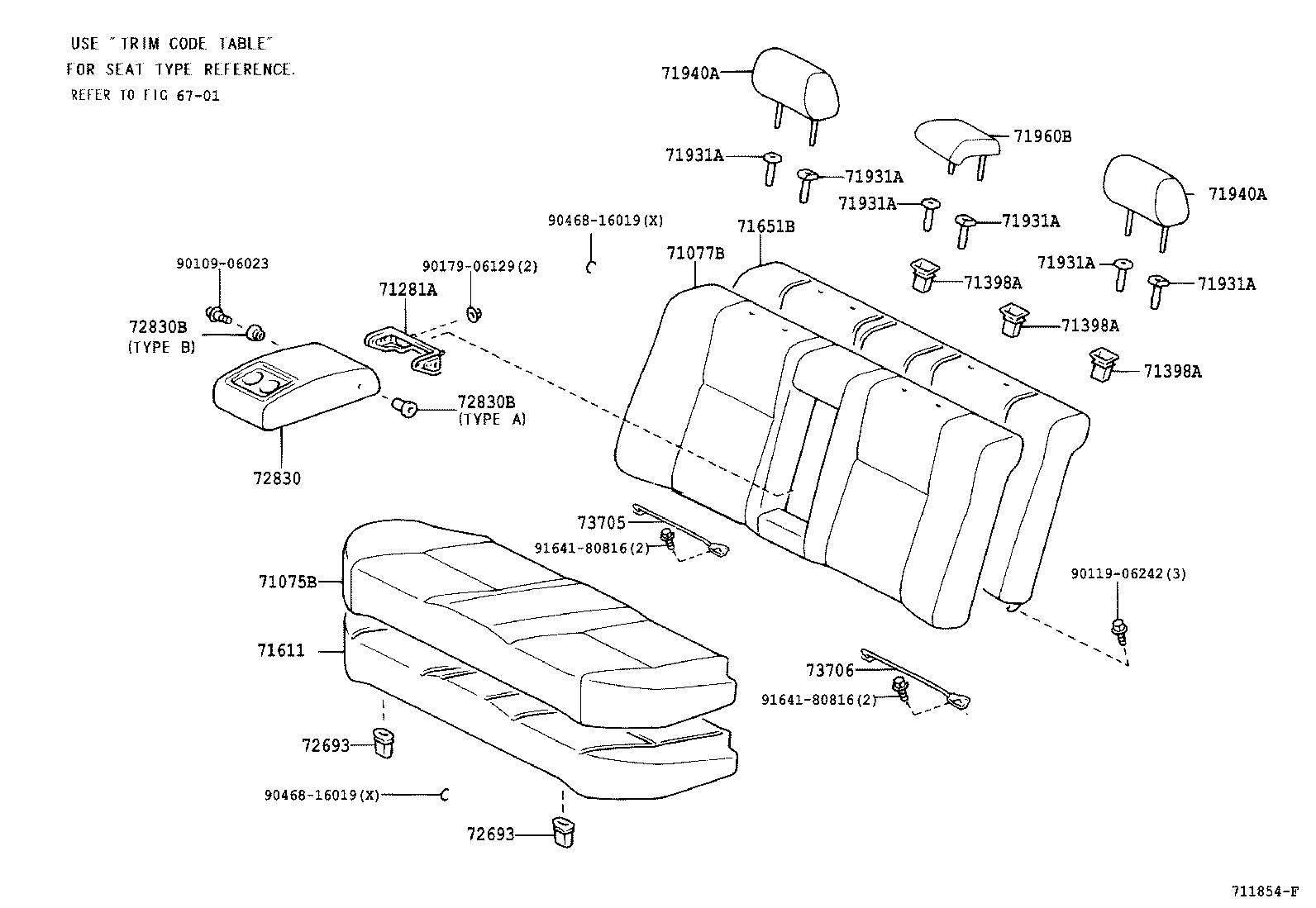 Rear Seat & Seat Track