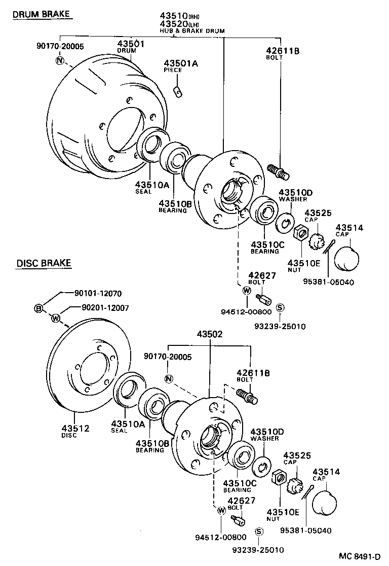 Front Axle Hub