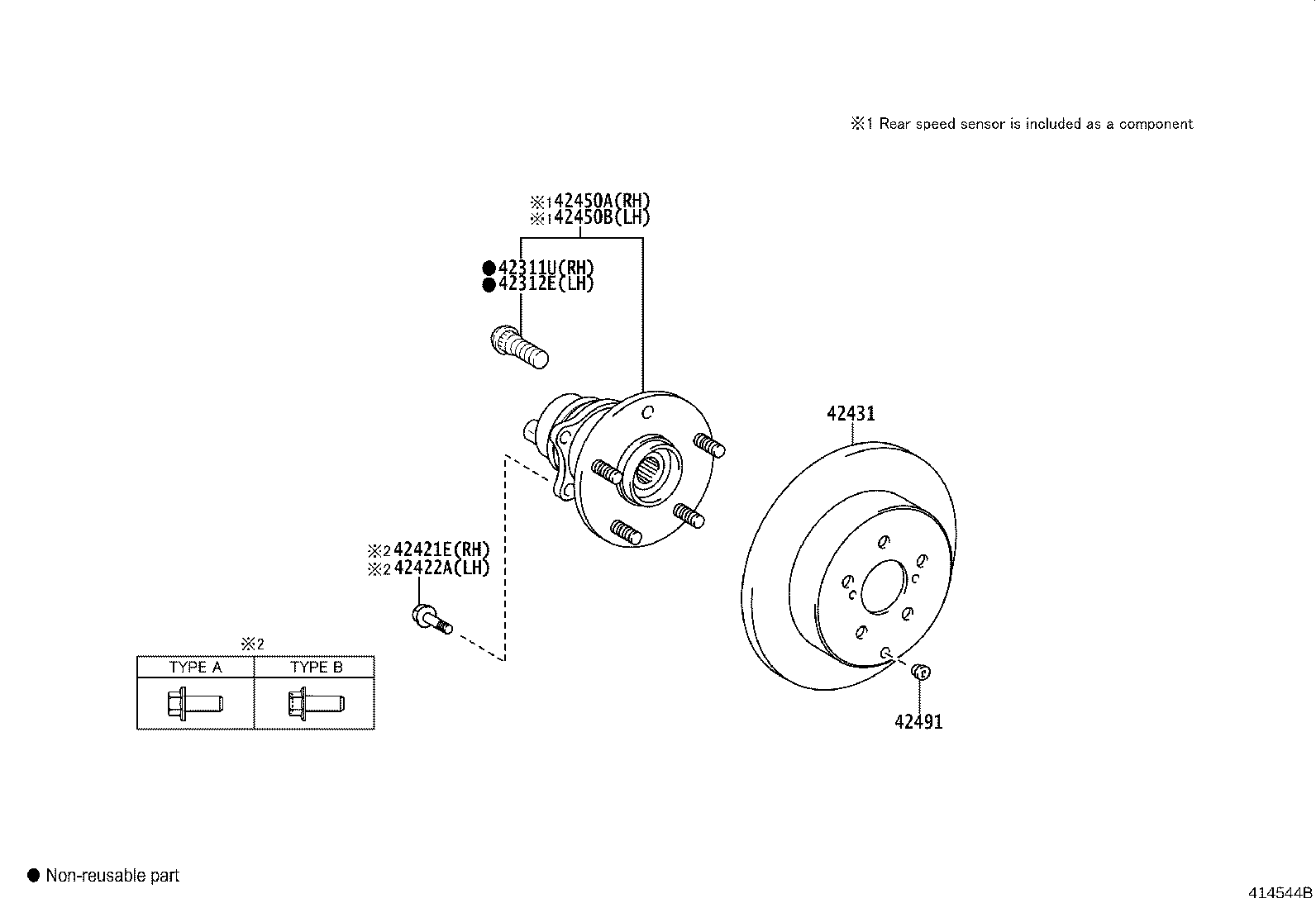 Rear Axle Shaft Hub