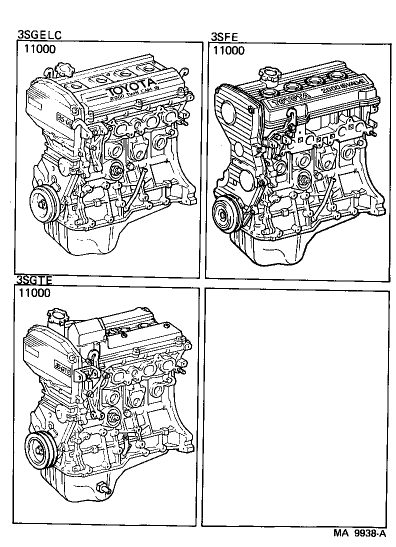 Conjunto parcial del motor