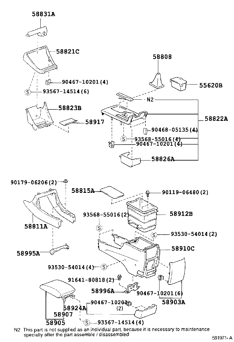 Console Box & Bracket