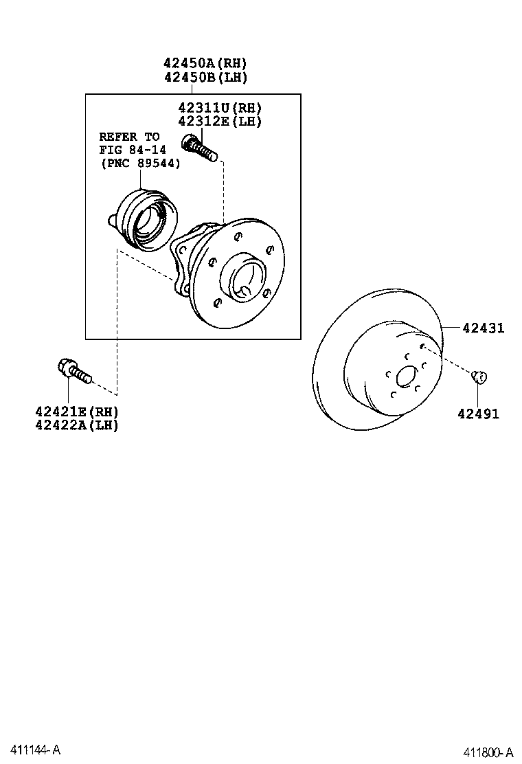 Rear Axle Shaft Hub