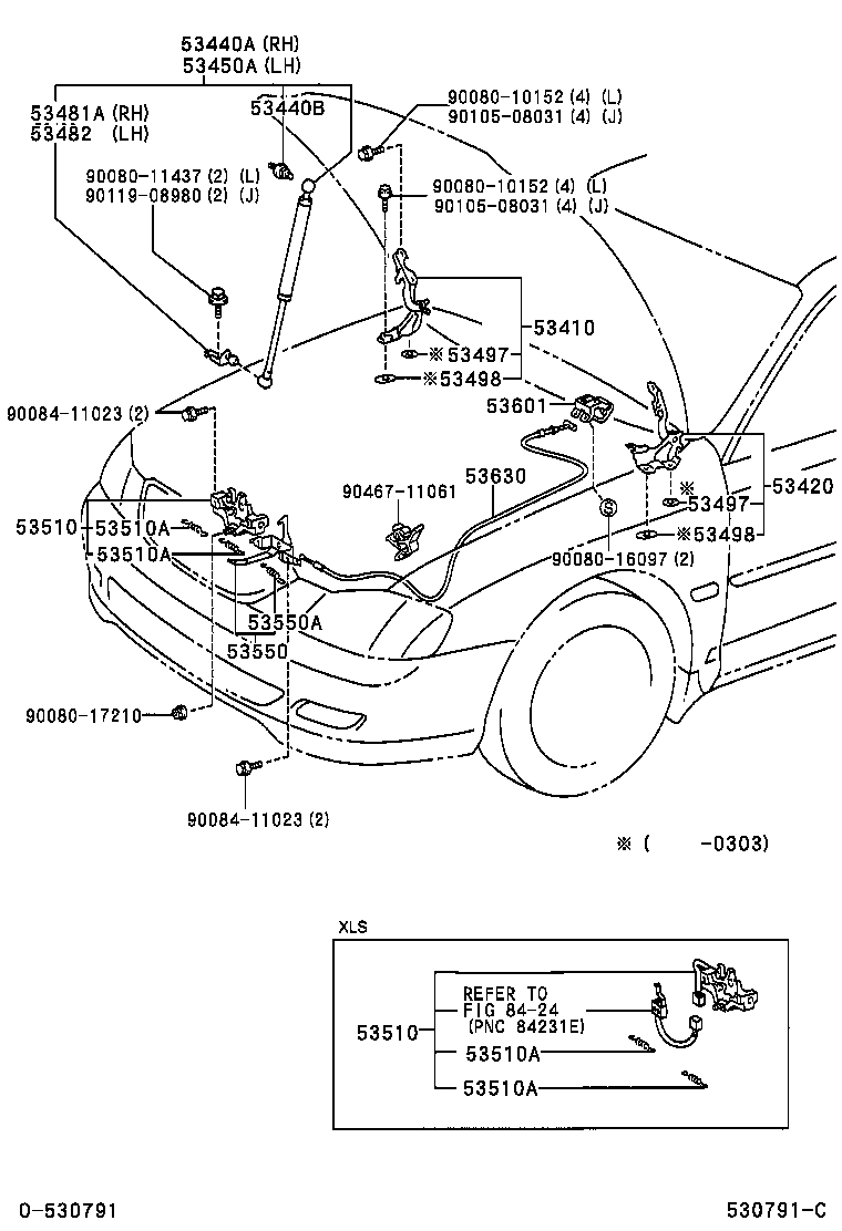 Hood Lock & Hinge