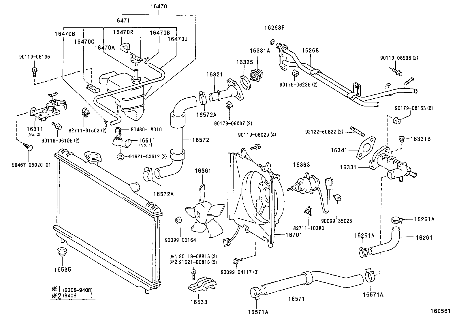 Radiator Water Outlet
