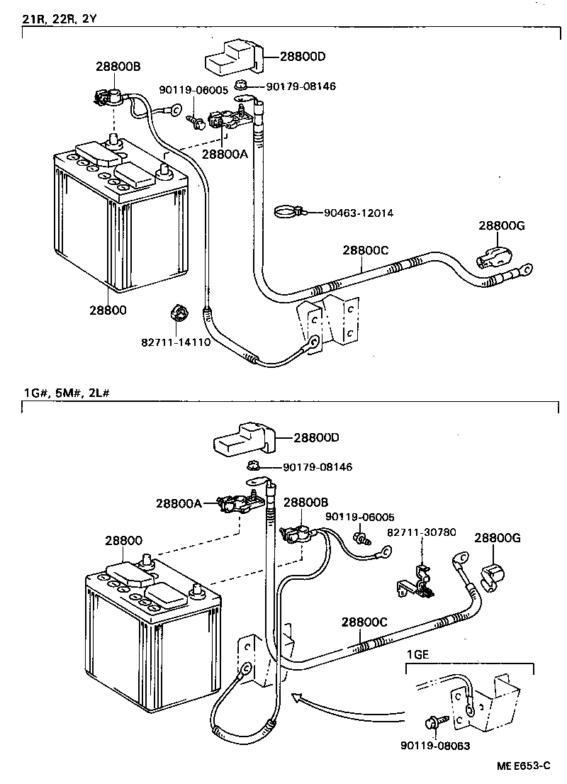 Cable de la batería