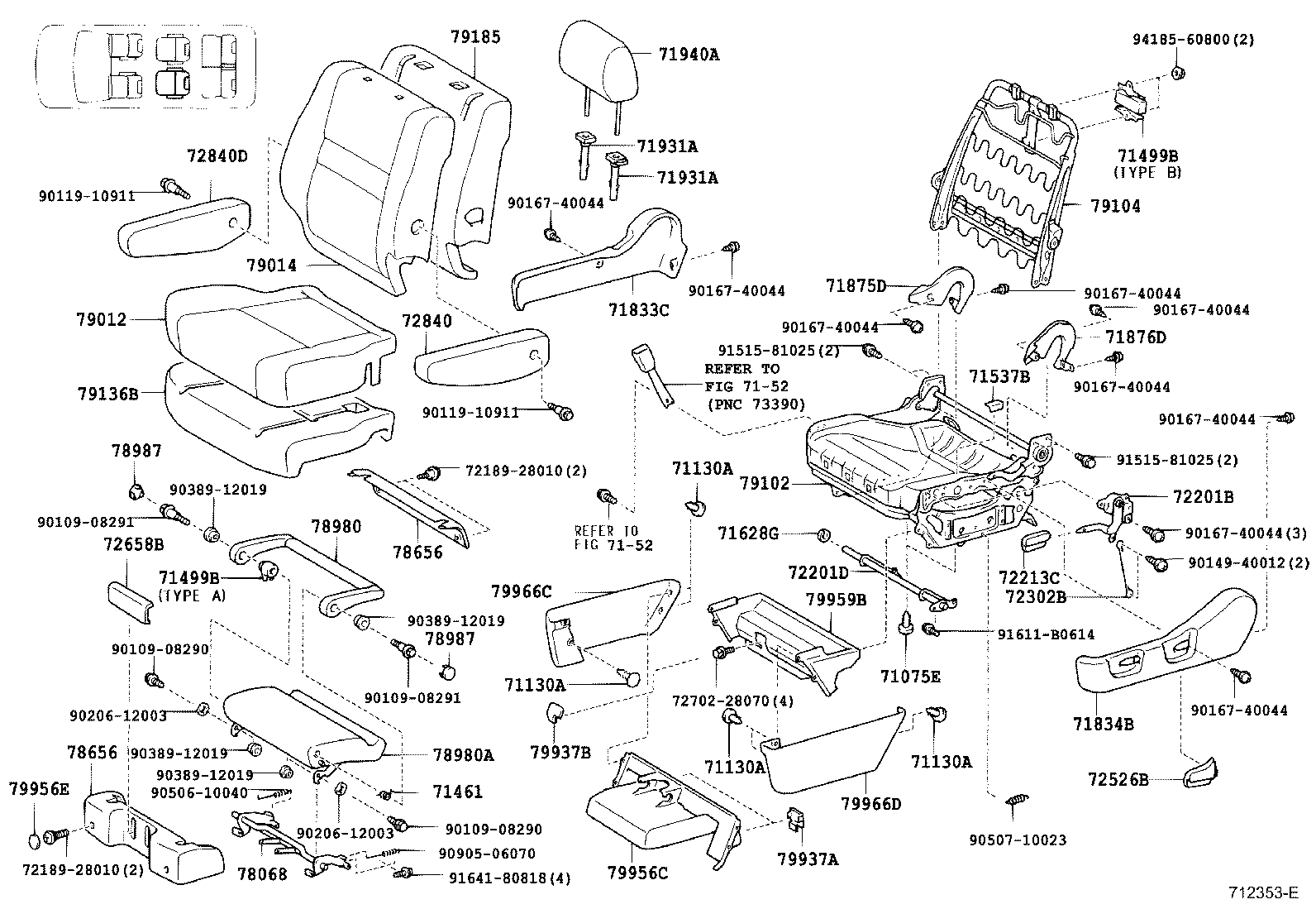 Seat & Seat Track