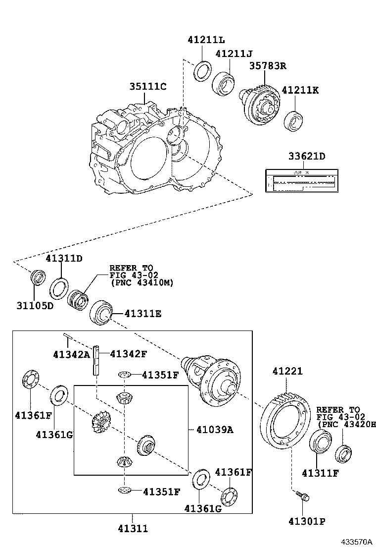 Front Axle Housing & Differential