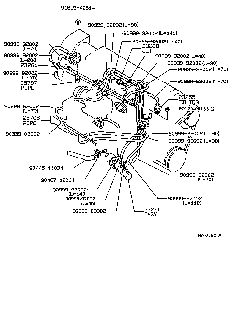 Tubería de vacío