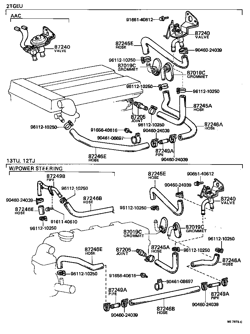 Tuberías de agua para calefacción y aire acondicionado