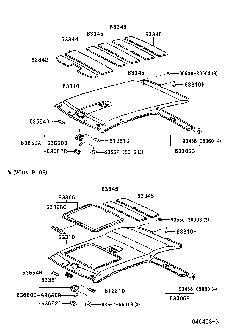 Headlining & Silencer Pad