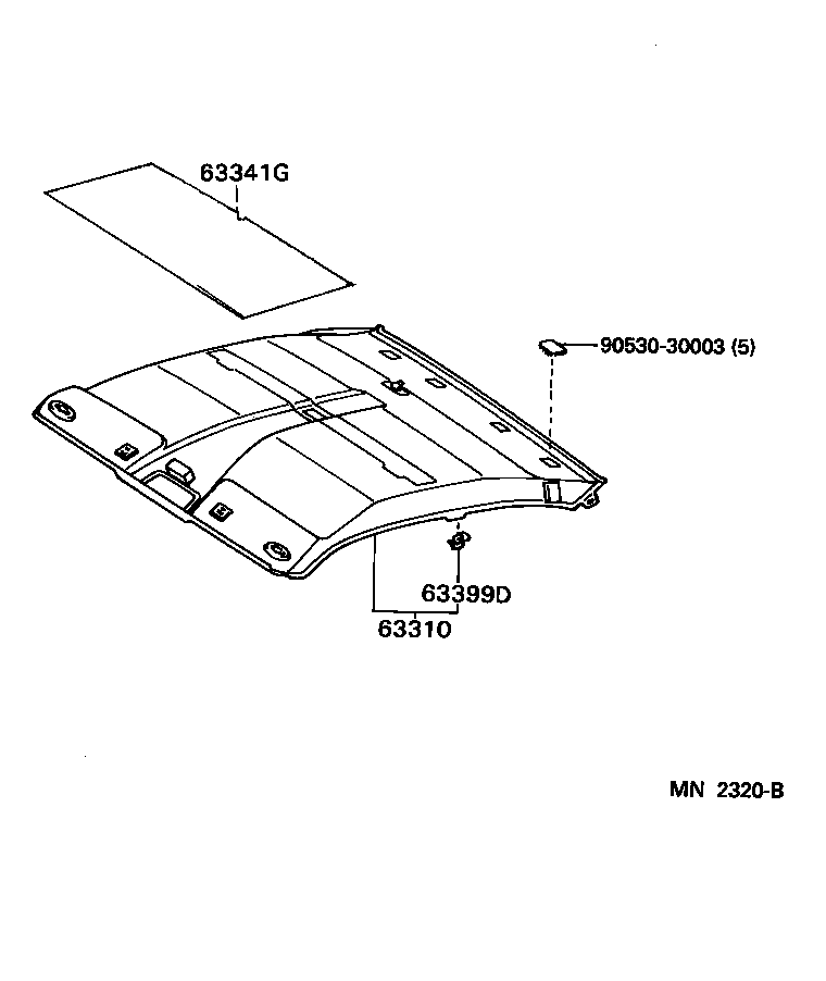 Headlining & Silencer Pad