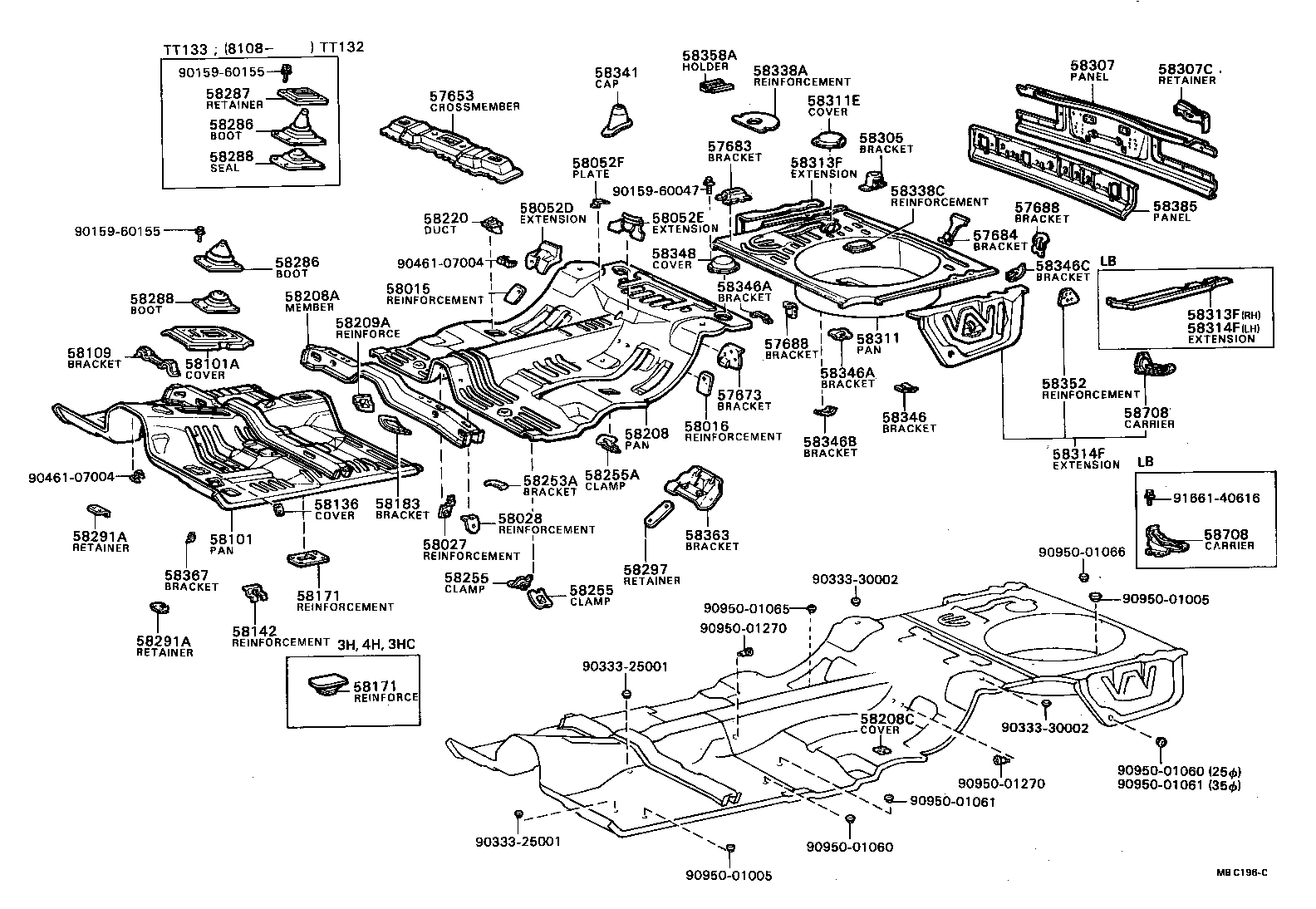 Floor Pan & Lower Back Panel