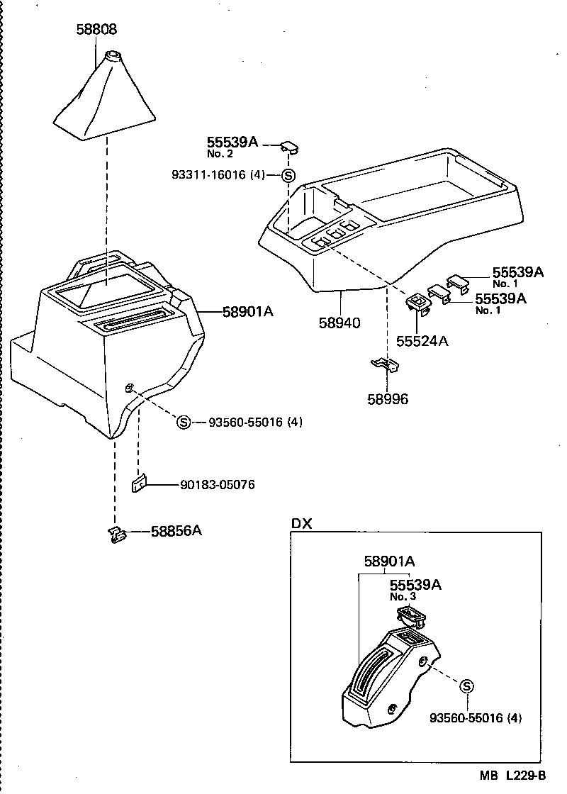 Console Box & Bracket