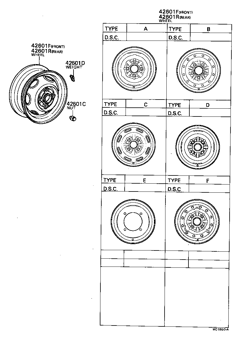 Tapa de rueda de disco