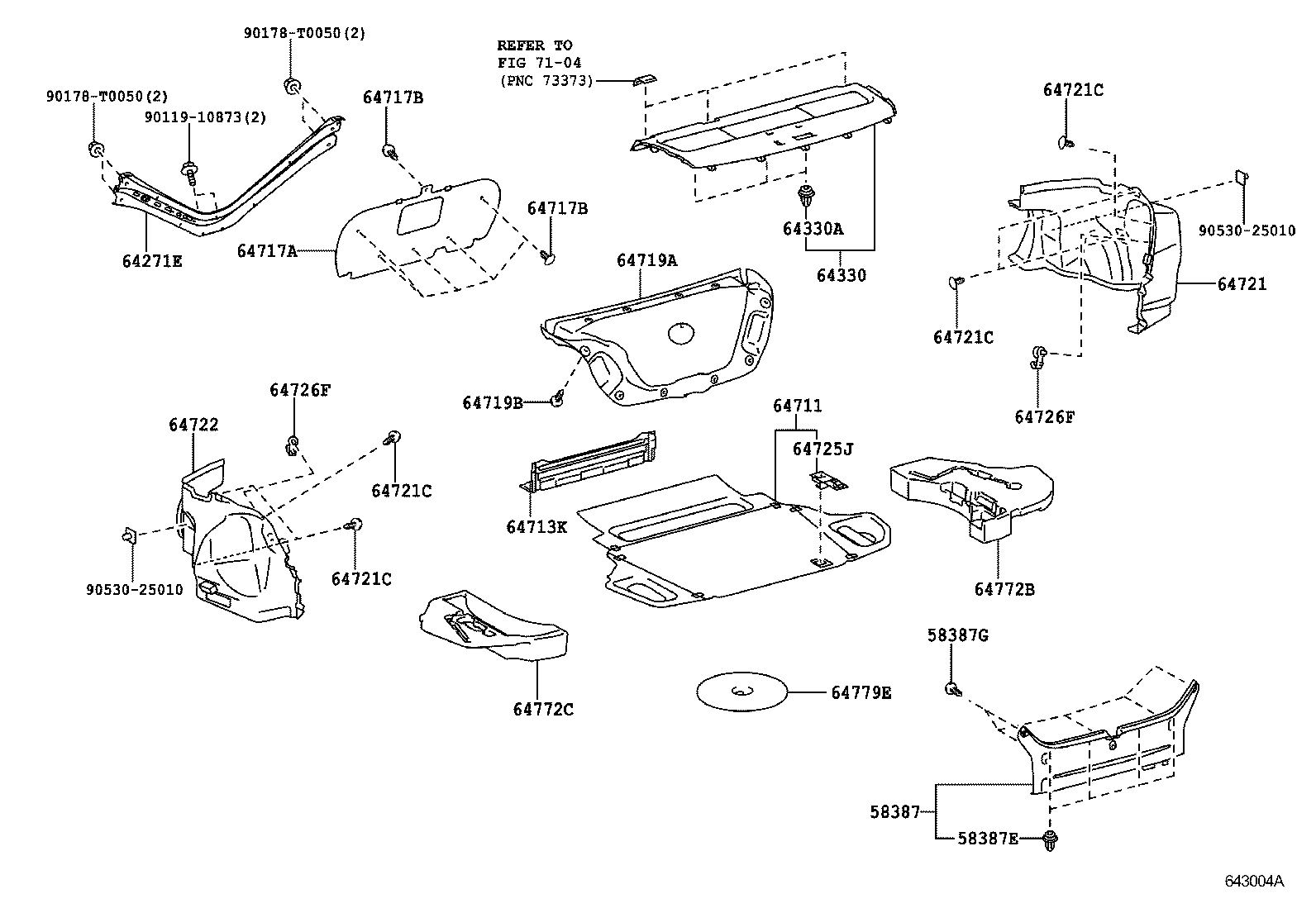 Package Tray Panel & Luggage Compartment Mat