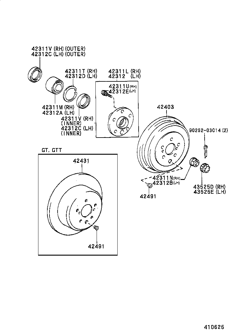 Rear Axle Shaft Hub