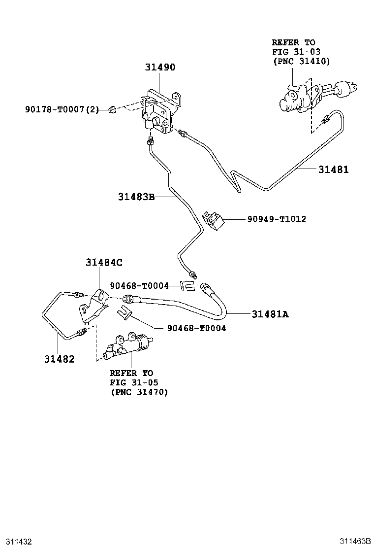 Clutch Pedal Flexible Hose
