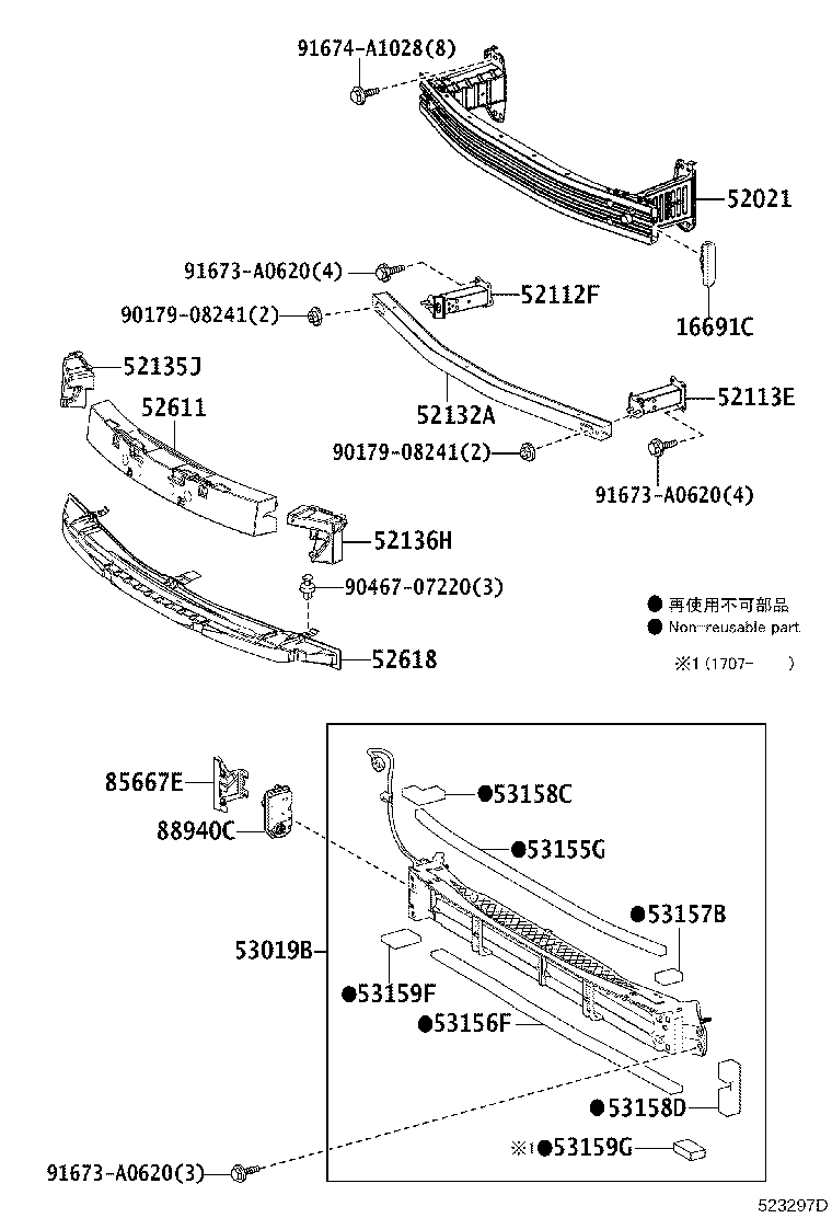 Front Bumper Bumper Stay