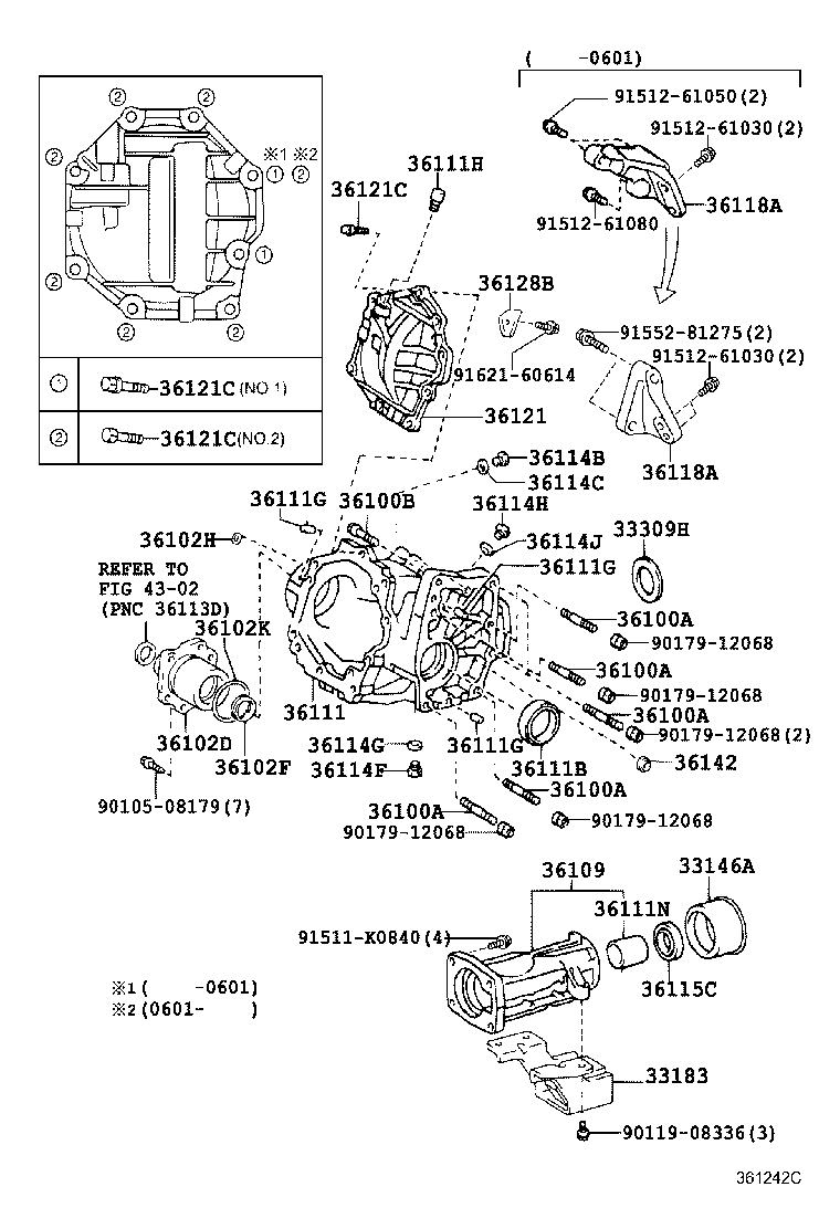 Transfer Case & Extension Housing