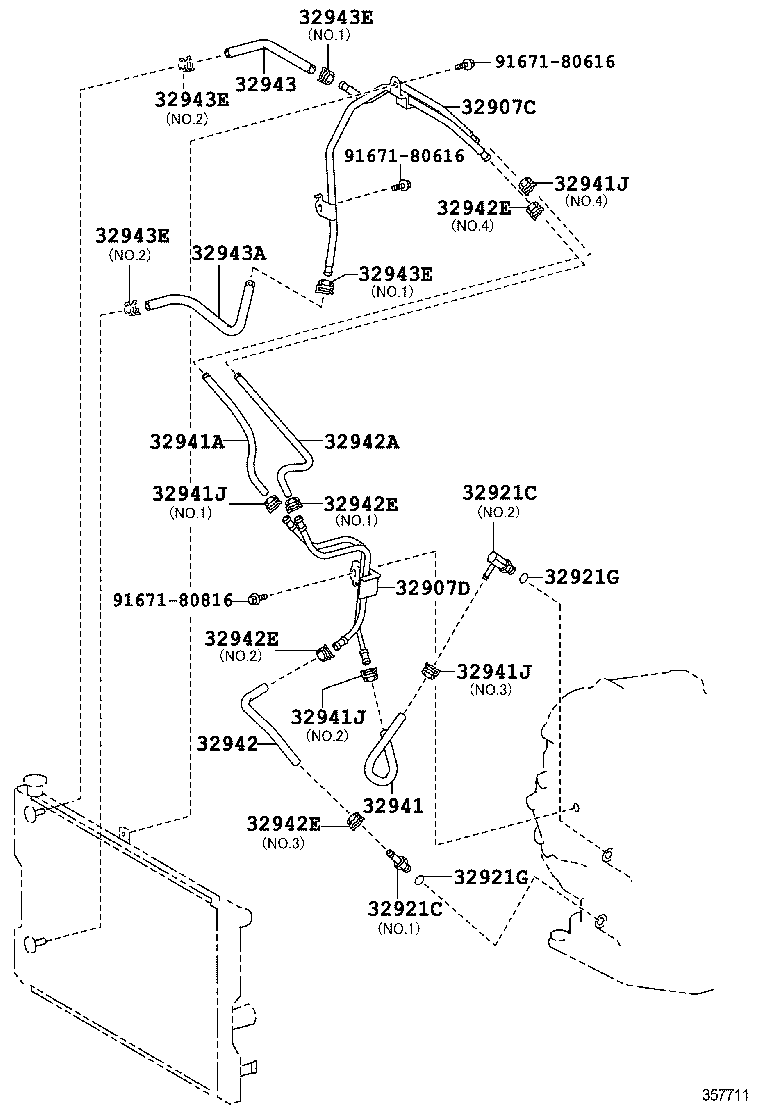 Enfriador de aceite y tubo