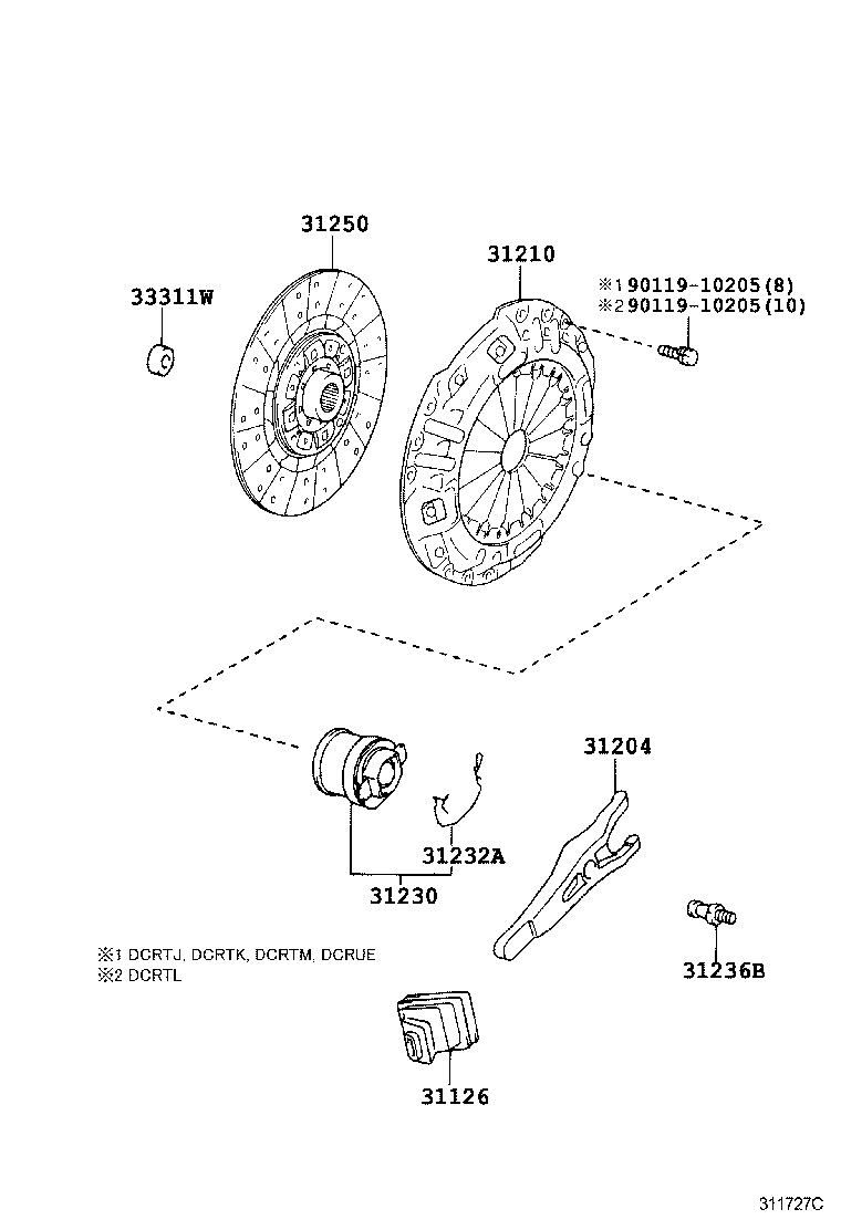 Clutch & Release Fork