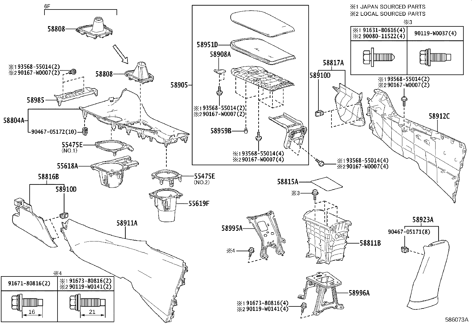 Console Box & Bracket