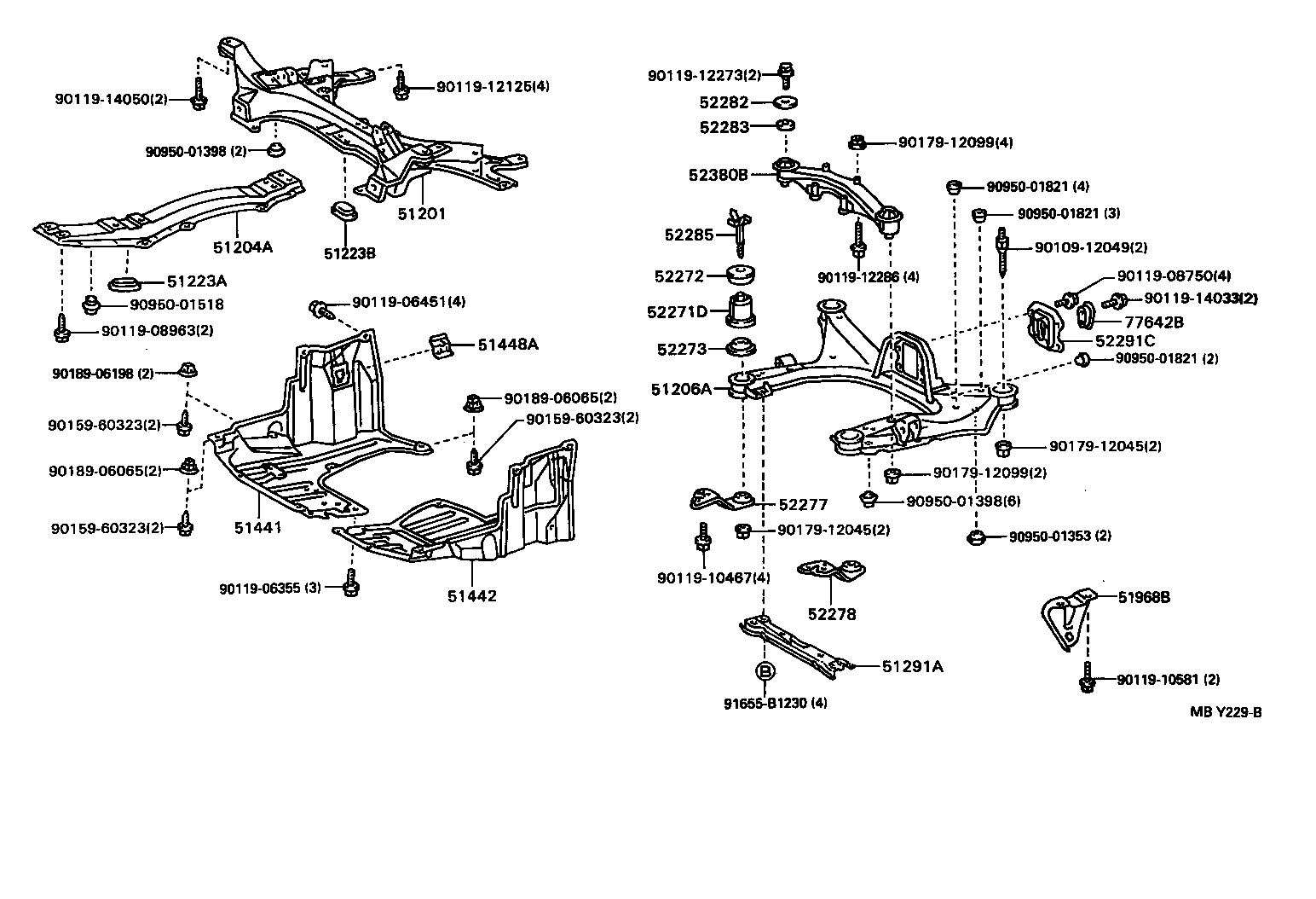 Suspension Crossmember & Under Cover