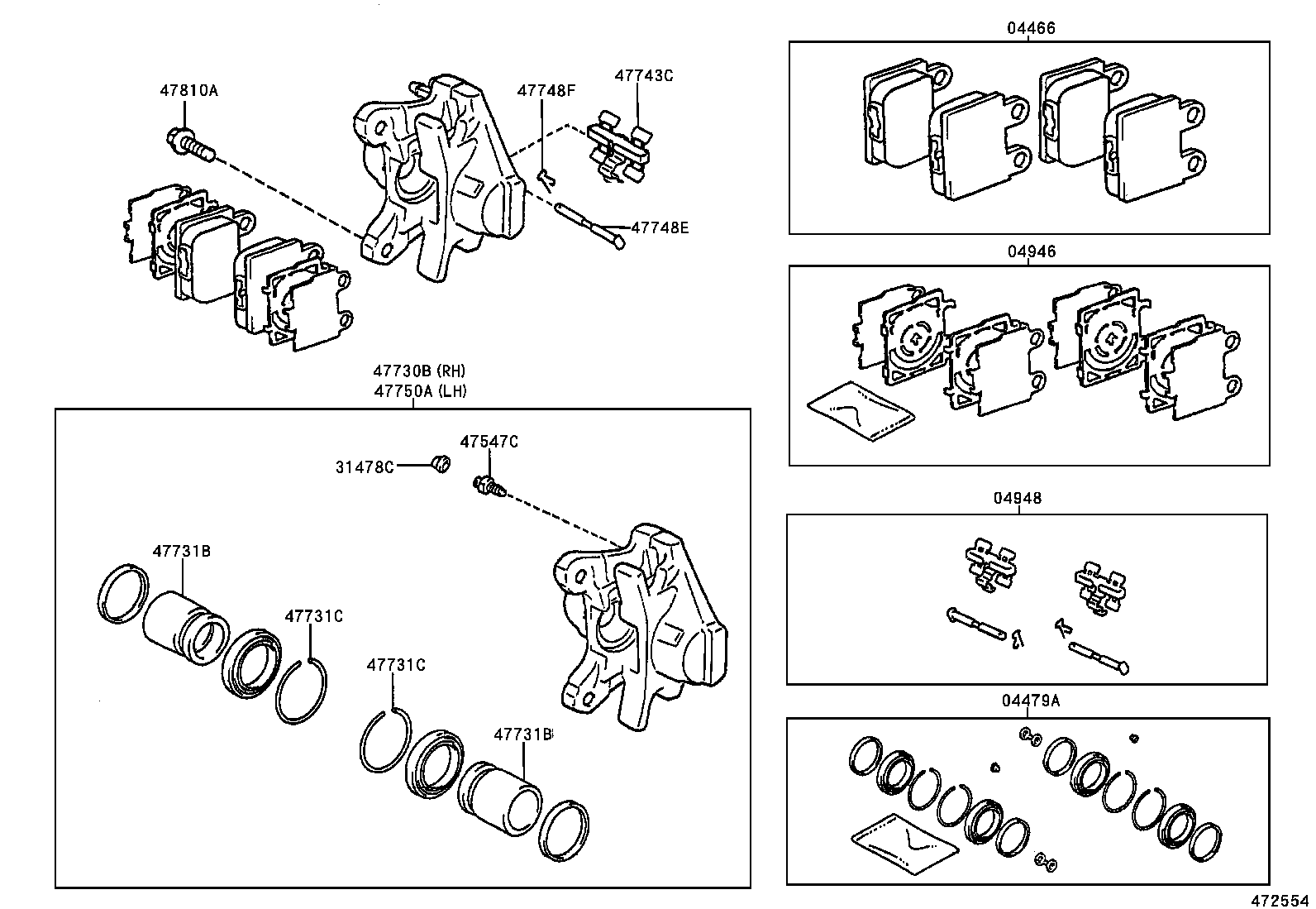 Rear Disc Brake Caliper Dust Cover