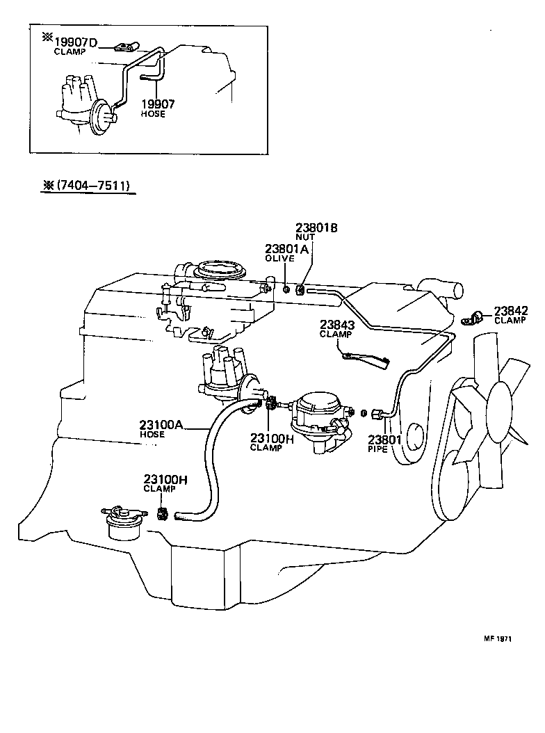 Fuel Pipe Clamp