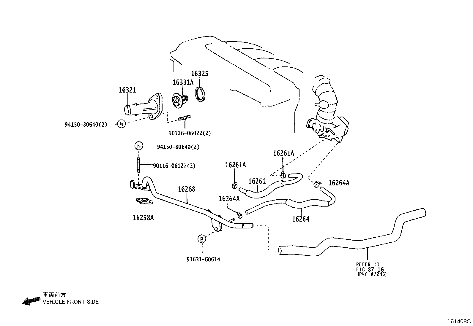 Radiator Water Outlet