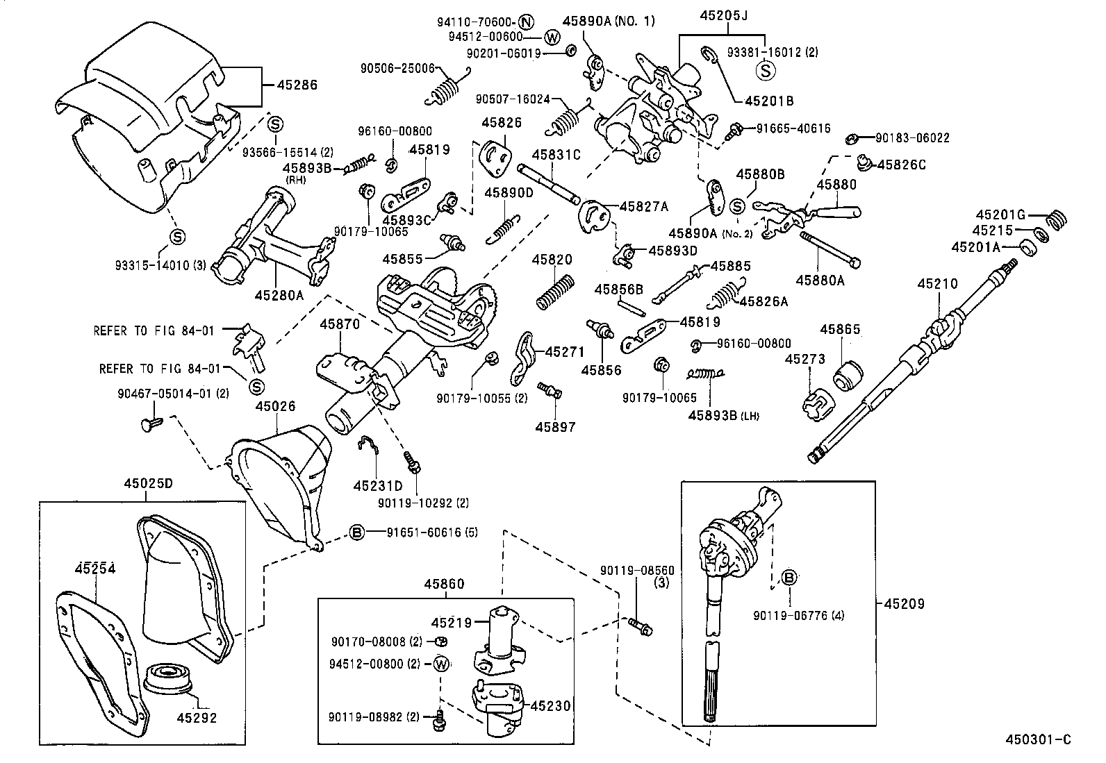 Steering Column & Shaft