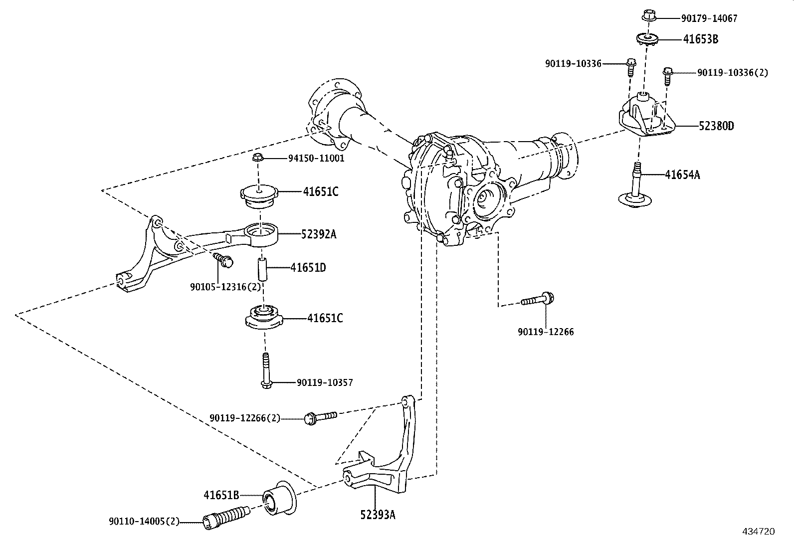 Front Axle Housing & Differential