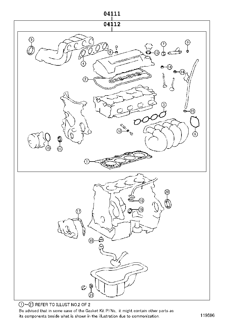 Engine Overhaul Gasket Kit