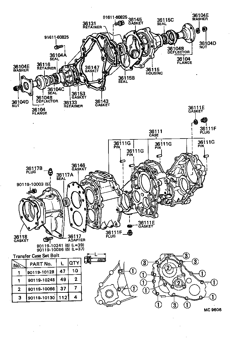 Transfer Case & Extension Housing