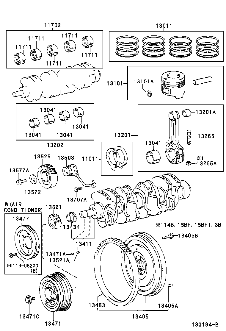 Cigüeñal y pistón