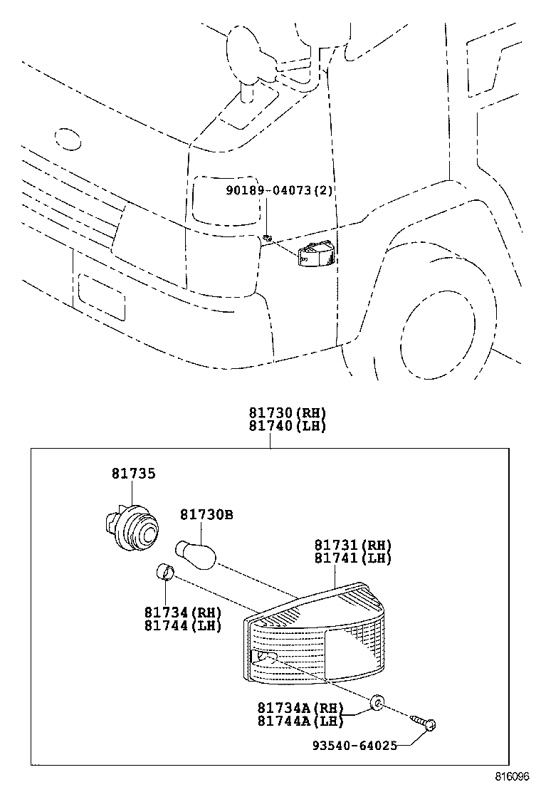 Turn Signal Lamp & Outer Mirror Lamp