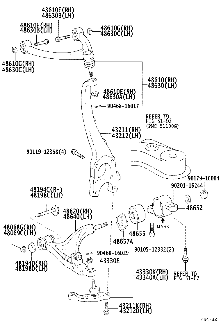 Front Axle Arm Steering Knuckle