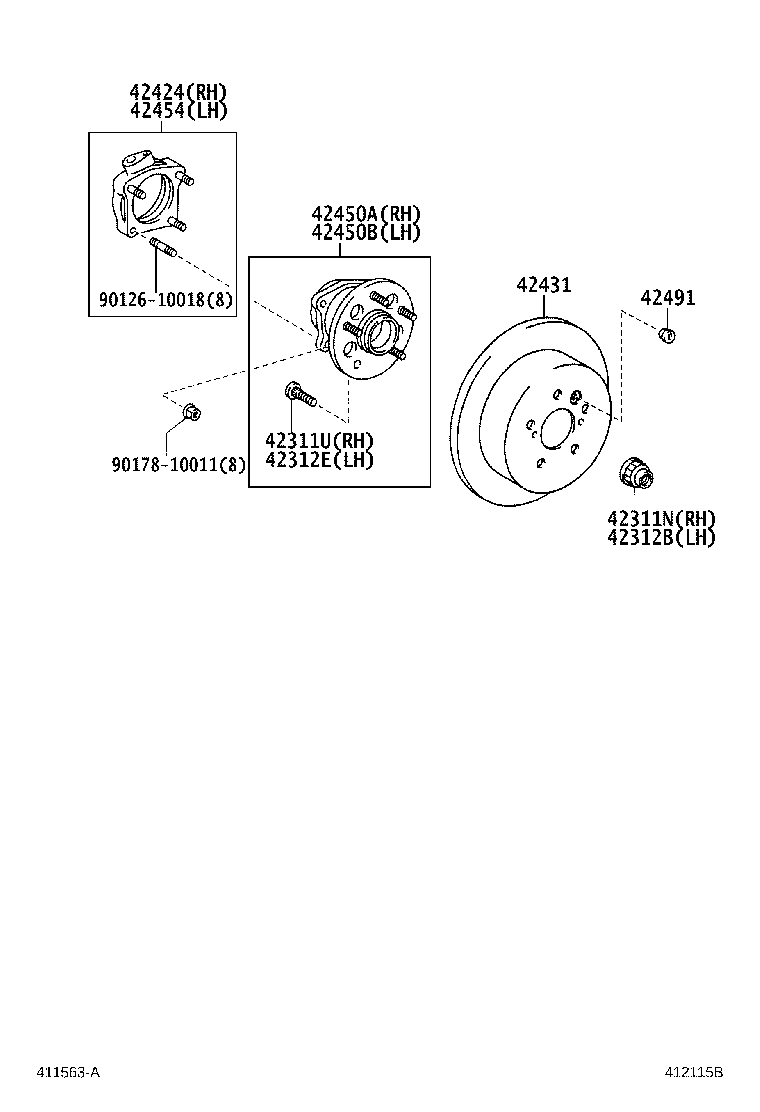 Rear Axle Shaft Hub