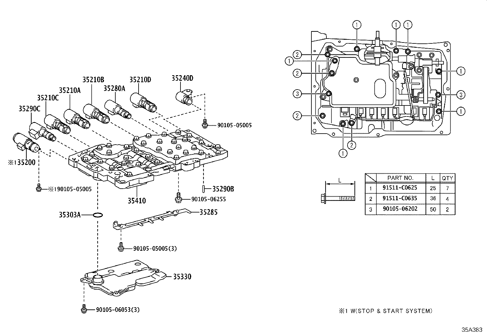 Valve Body Oil Strainer