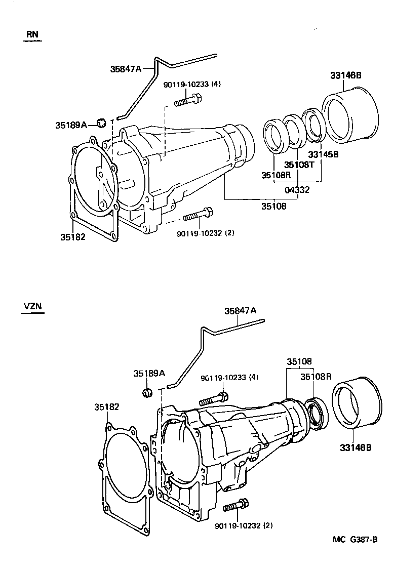 Extension Housing