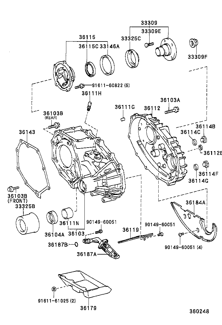 Transfer Case & Extension Housing