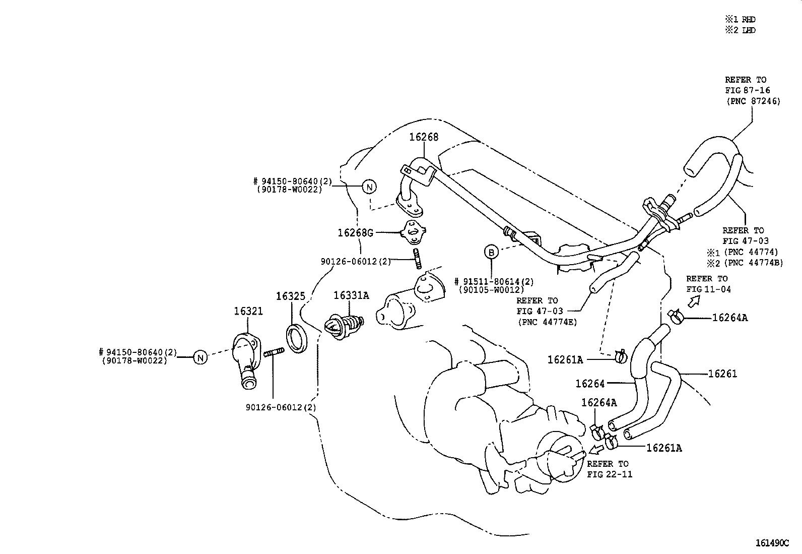 Radiator Water Outlet