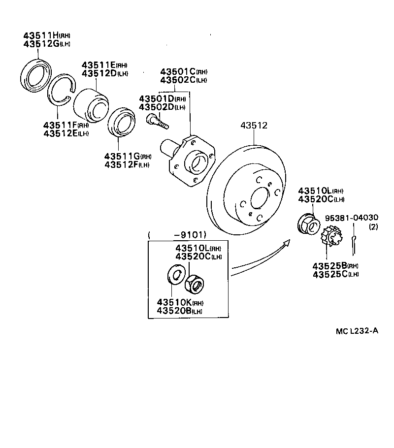 Front Axle Hub