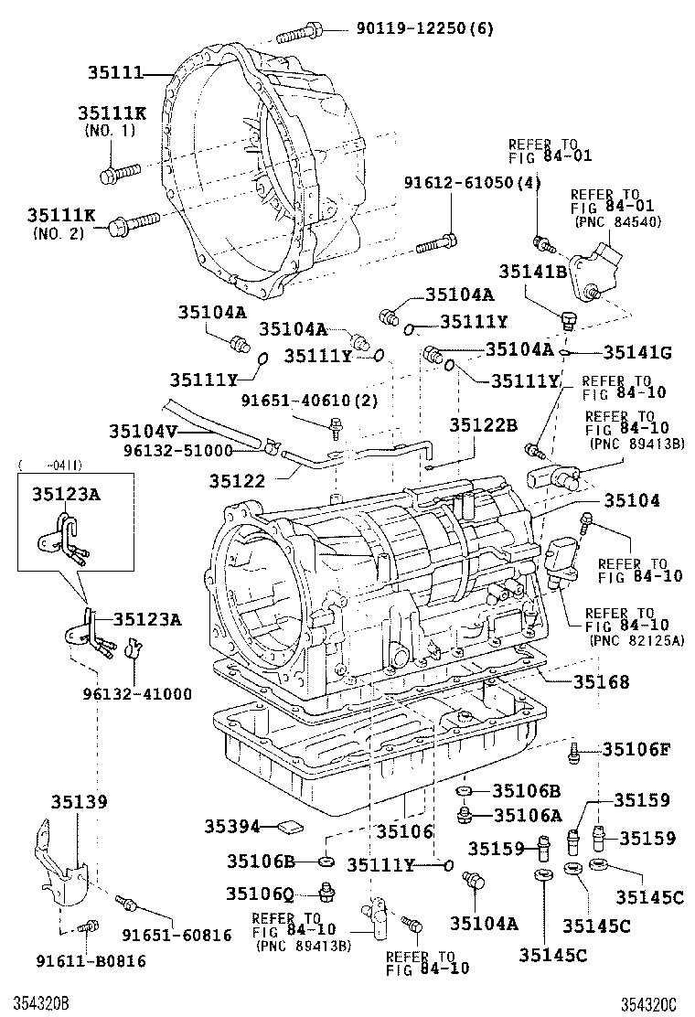 Transmission Case & Oil Pan