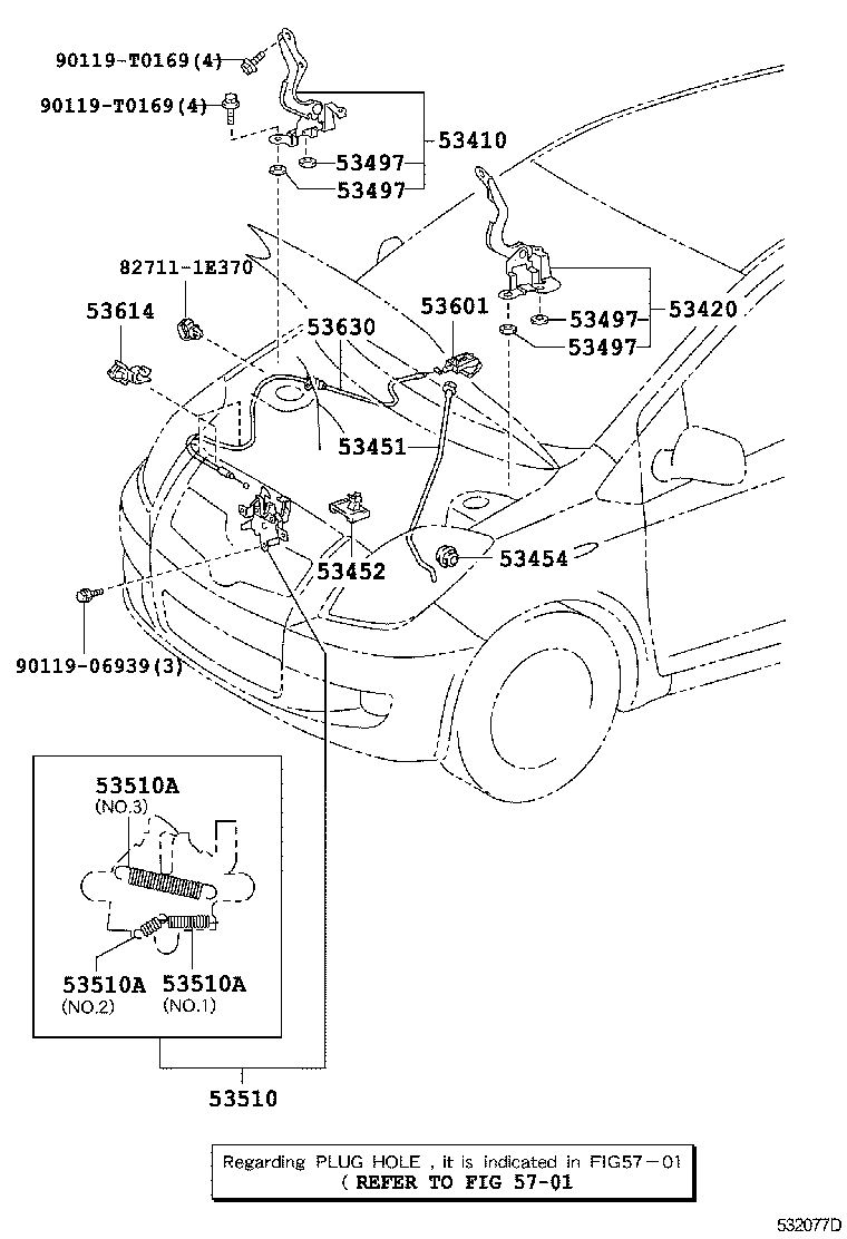 Hood Lock & Hinge