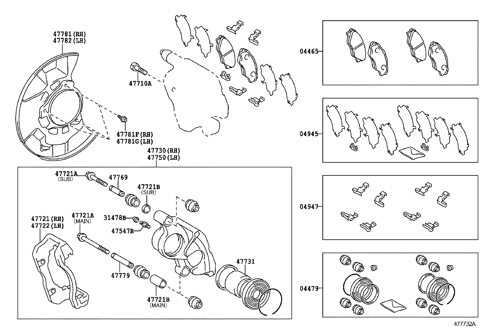 Front Disc Brake Caliper Dust Cover
