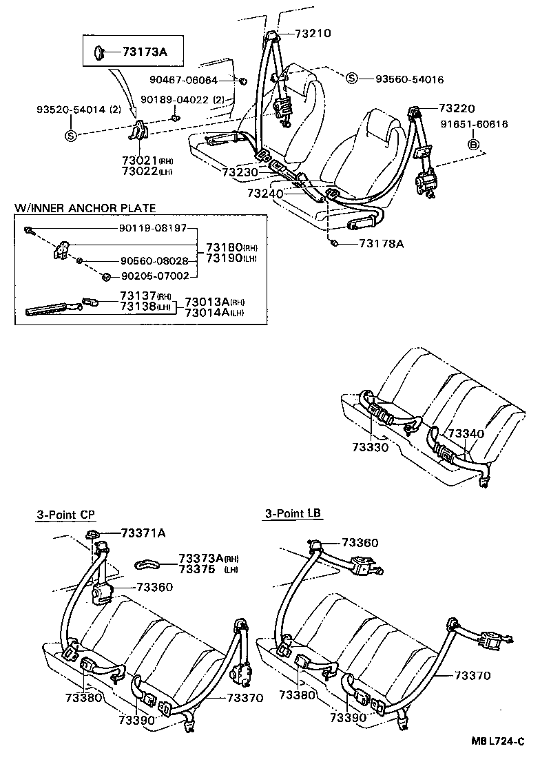 Seat Belt, Child Restraint Seat