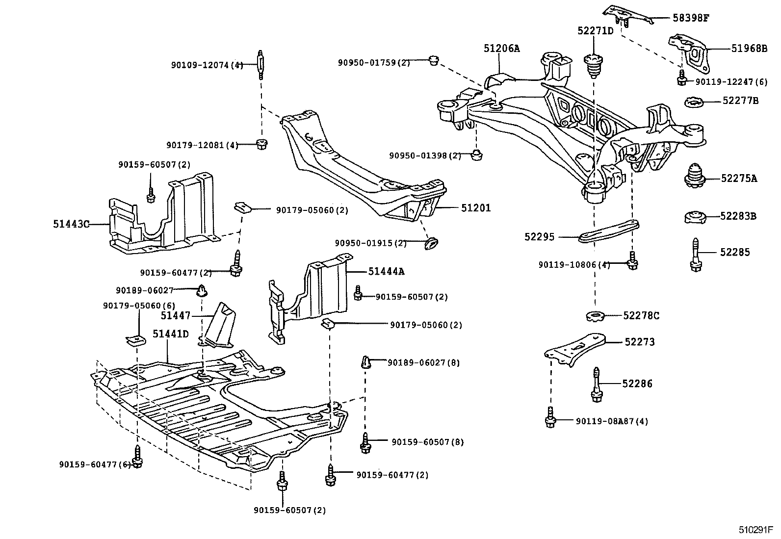 Suspension Crossmember & Under Cover