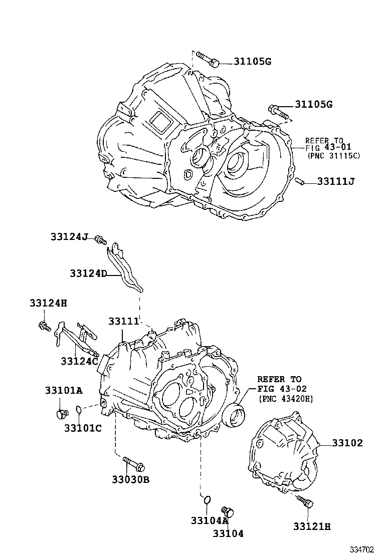 Clutch Housing + Transmission Case